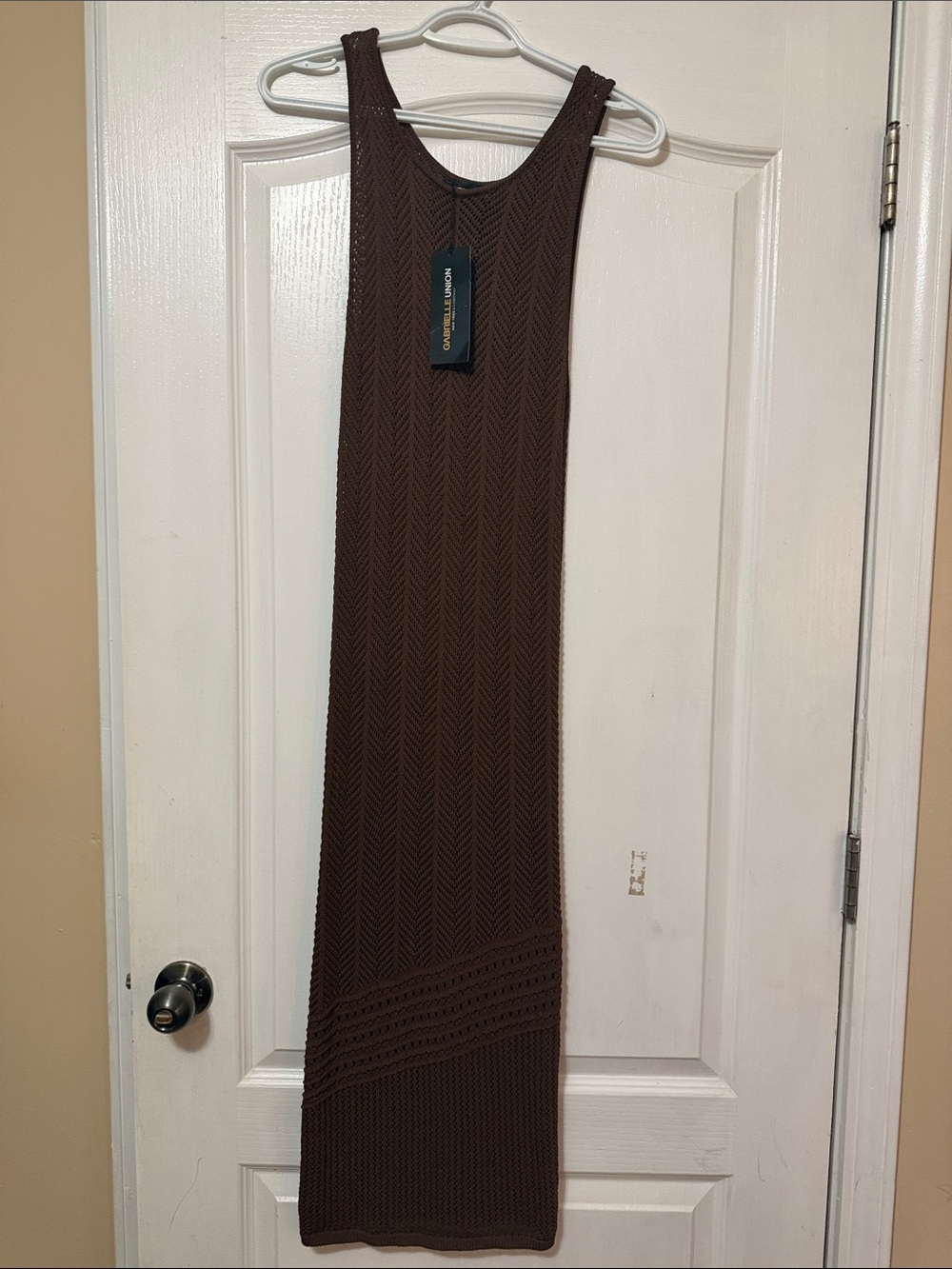 New York & Co Gabrielle Union Brown Maxi Dress NWT
